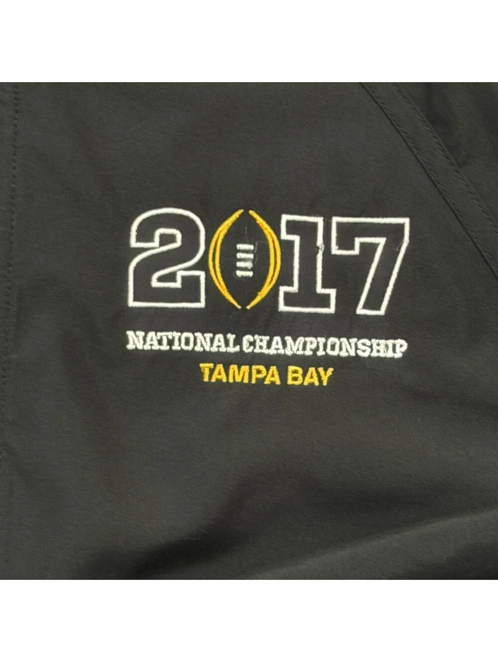 Nike 2017 College Football National Championship Tampa Running Jacket Size Large